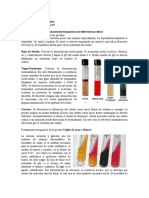 Fundamentos Bioquímicos de Diferentes Pruebas