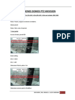 Funciones Domos PTZ Hikvision