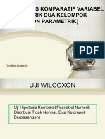 Kul 10 - Uji Non Parametrik (Uji Wilcoxon Dan Mann Whitney)