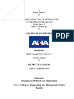 Parallel Operation of Alternators: Electrical Engineering