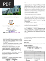 Prospectus: M. Sc. in CSE (Professional) Program