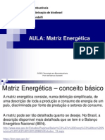 FATEC Araçatuba Aula sobre Matriz Energética e Recursos