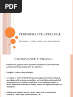 Performance Appraisal: Methods, Limitations and Advantages