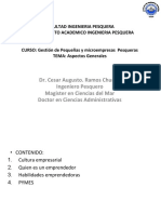 Dr. Cesar Augusto. Ramos Chunga Ingeniero Pesquero Magister en Ciencias Del Mar Doctor en Ciencias Administrativas