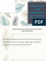Principles AND Strategies in Teaching