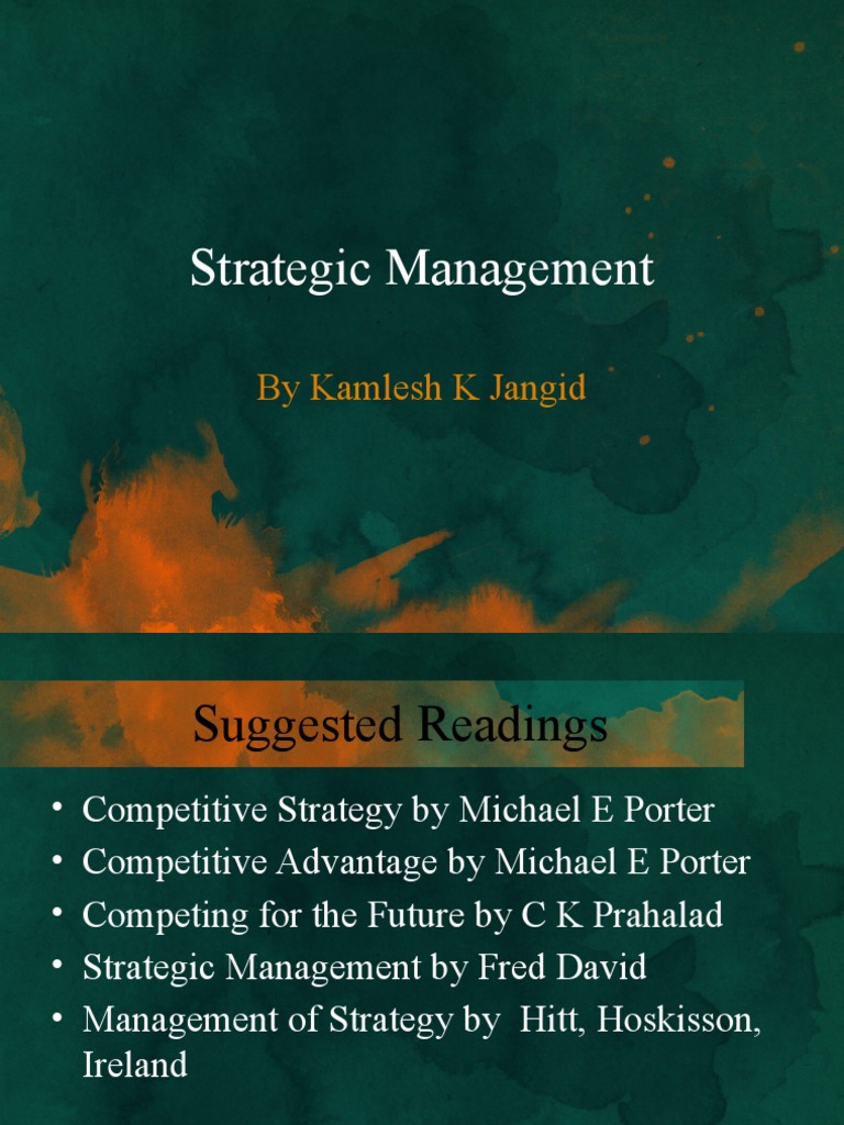 Strategic Management Overview and Concepts | PDF | Strategic Management ...