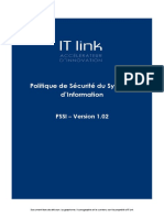 Politique de Sécurité Du Système Dinformation PSSI v1.02
