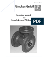 Operating Manual For Steam Injectors / Mixing Nozzles: H K G H