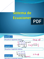 Sistemas de Ecuaciones y Matrices