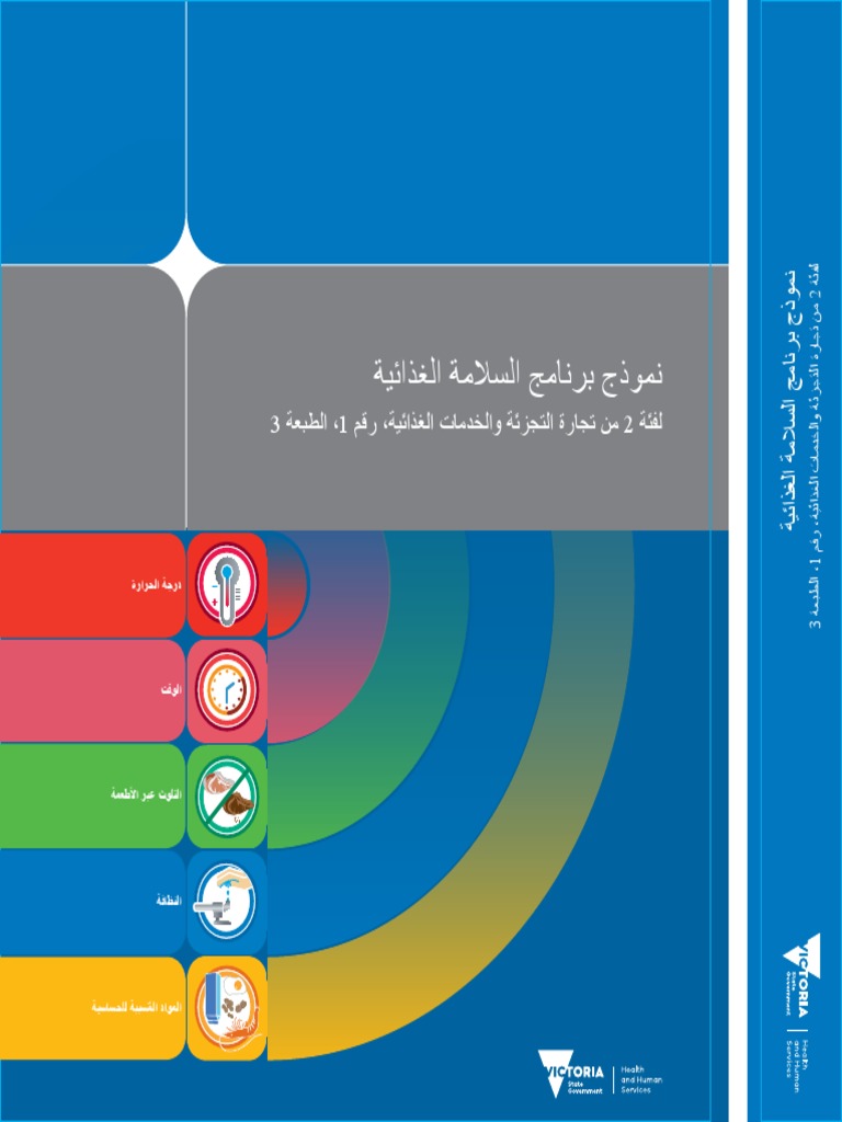 Food Safety Program Template Number 1 Version 3 June 2014 Arabic PDF