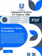Manajemen Strategi PT Unilever TBK