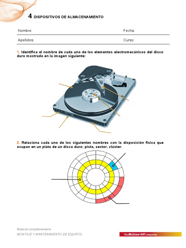 Dispositivos de Almacenamiento Interno | PDF | Disco duro | Hardware de ...