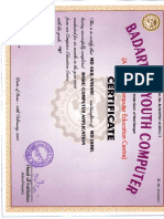 BASIC(CRS) CERTIFICATE