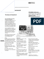 Hewlett-Packard - HP 35665A - Acoustic Measurements Performance (Datasheet)