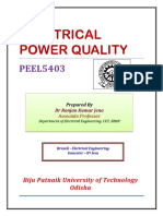 227 Electrical Power Quality-PEEL5403-8th Sem-Electrical