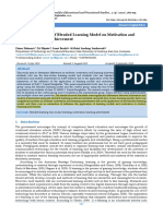 The Implementation of Blended Learning Model On Motivation and Students' Learning Achievement
