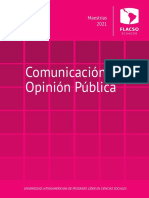 Comunicación y Opinión Pública 2021