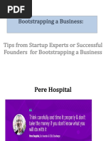 Bootstrapping a Business ppts