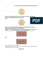 Equally dividing shapes, numbers and objects