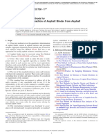 Standard Test Methods For Quantitative Extraction of Asphalt Binder From Asphalt Mixtures