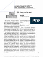 Why Systolic Architectures