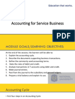 04 Accounting For Service Business