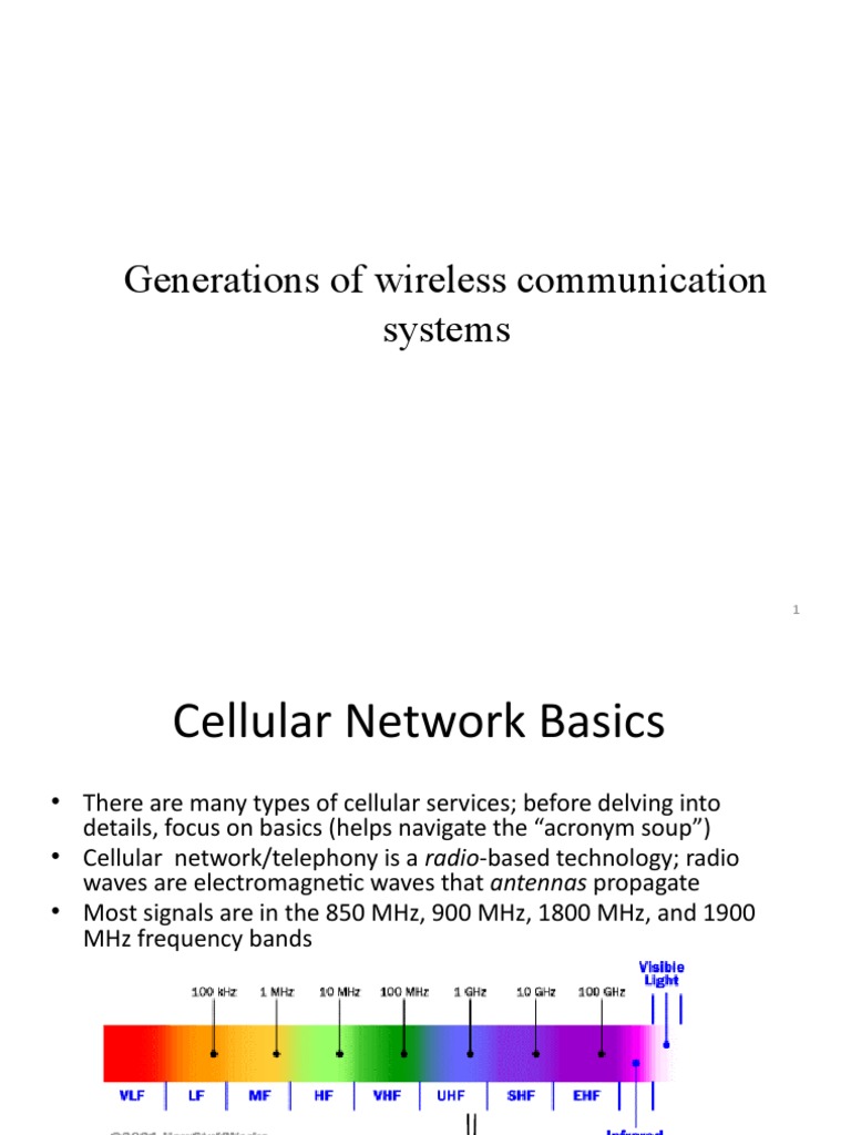 Evolution of Mobile Radio Generations | PDF | High Speed Packet Access ...