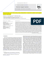 Financial Time Series Forecasting Using Independent Component Analysis and Support Vector Regression