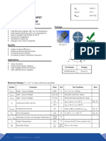 Silicon Carbide Power MOSFET C2M MOSFET Technology: N-Channel Enhancement Mode