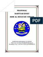Proposal Pengajuan Buku RBM Al Hidayah Cibuah