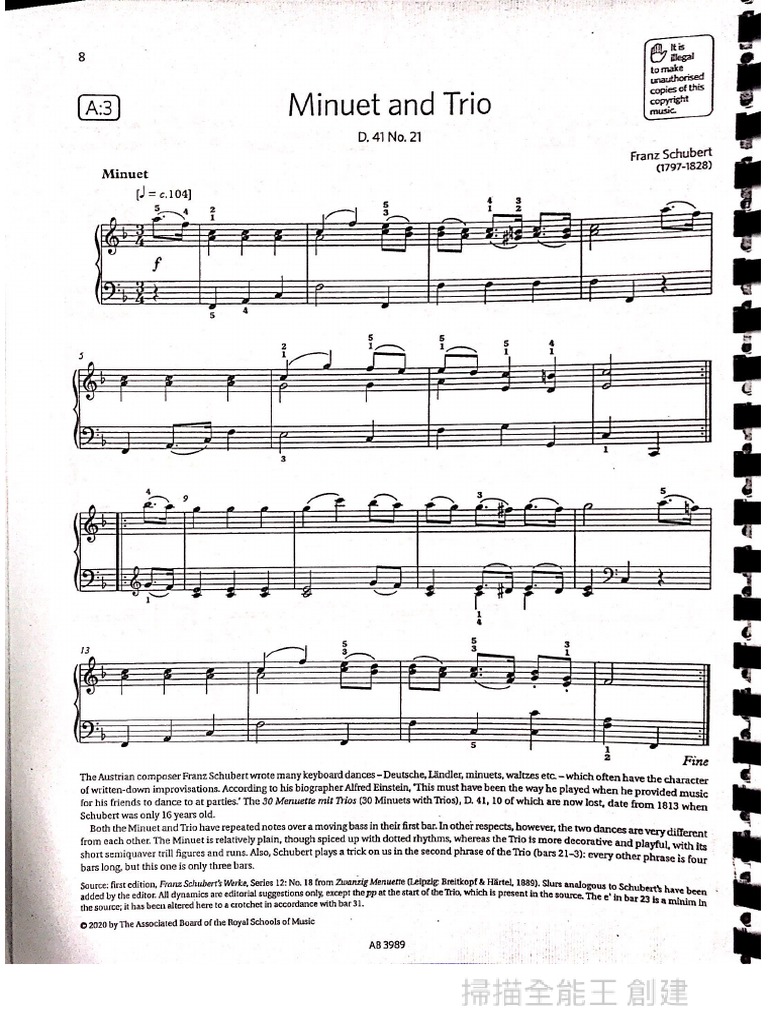 Minuet and Trio | PDF