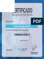 Certificado Formacin COVID-19