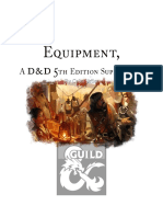 Equipment,: A TH Edition Supplement