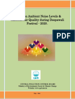 Report On Ambient Noise Levels & Ambient Air Quality During Deepawali Festival - 2020