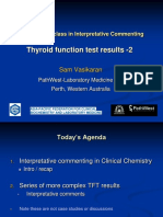 Thyroid Function Test Results - 2: APFCB Masterclass in Interpretative Commenting