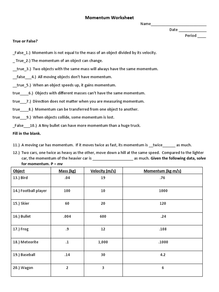 momentum-worksheet-pdf-momentum-mass
