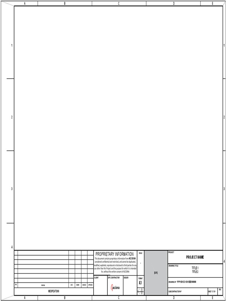 Project Drawing Specifications Document | PDF