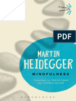 Heidegger, Martin - Mindfulness (Bloomsbury, 2016)