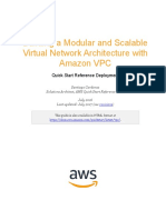 Modular Scalable Virtual Network Architecture With Amazon VPC