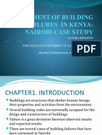 Assessment of Building Failures in Kenya: Nairobi Case Study
