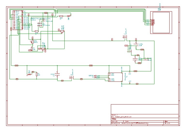Title:: File: Arduino - LDR - KICAD - SCH Sheet | PDF