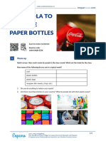 Coca Cola To Produce Paper Bottles British English Student