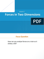 Forces in Two Dimensions: Lesson 3