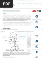 Deep Equalization Technique - The Mouth-Fill - Dumagat Freedive International Freediving School