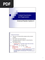 Catalyst Deactivation and Regeneration: Advanced Reaction Systems A