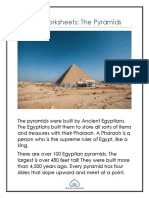 Primary Worksheets: The Pyramids