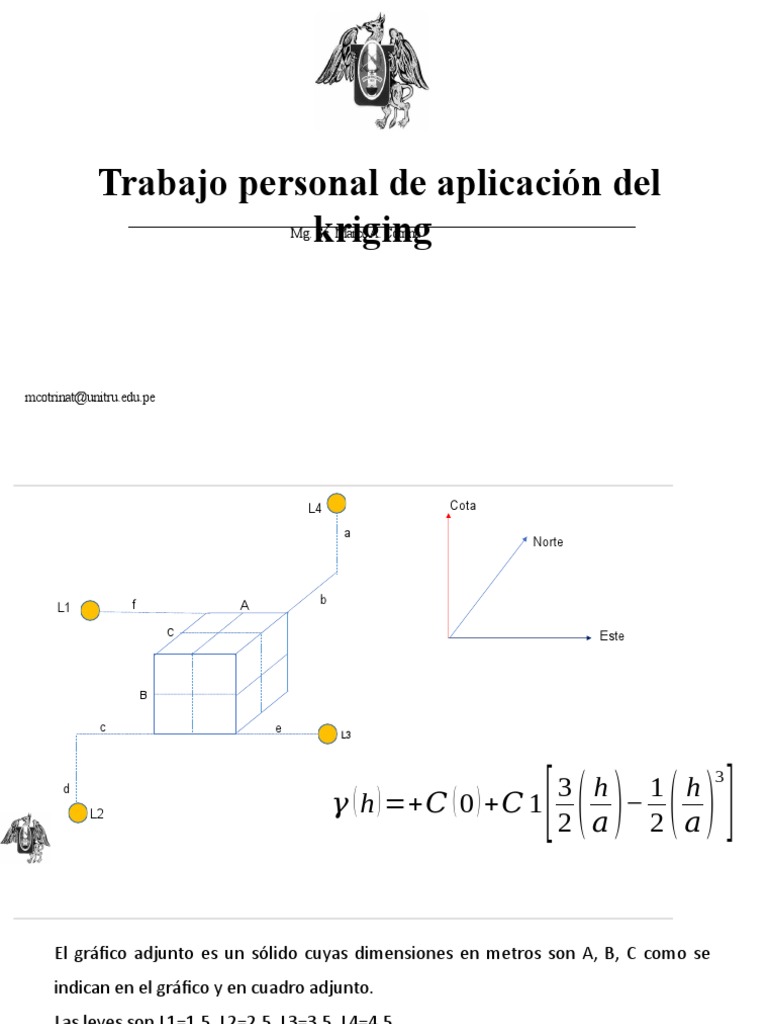 Kriging 3D UNT Personal | PDF