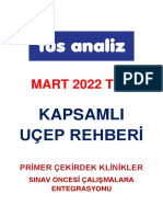 UÇEP Rehberi, Mart 2022