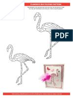 Flamingo Iris Folding - Craftwithsarah