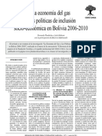 La economía del gas y las políticas de inclusión socio-económicas en Bolivia 2006-2010